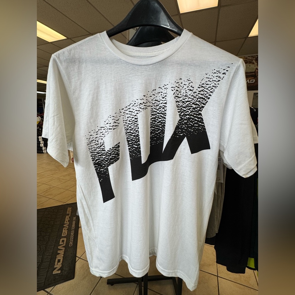 Youth FOX White Graphic Tee